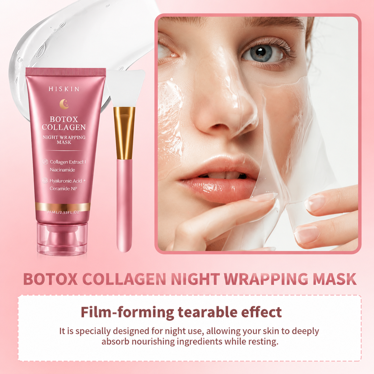 HISKIN®  |  Your Skin Deserves More Than One Night . Add more tubes to support smoother looking skin, neck lines, dark spots, and a fresher morning glow with consistent use.