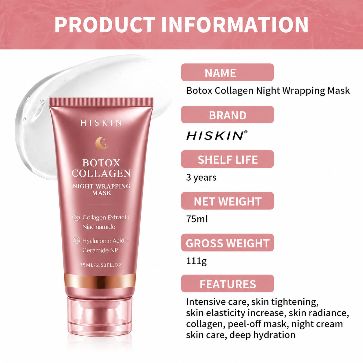 HISKIN®  |  Your Skin Deserves More Than One Night . Add more tubes to support smoother looking skin, neck lines, dark spots, and a fresher morning glow with consistent use.