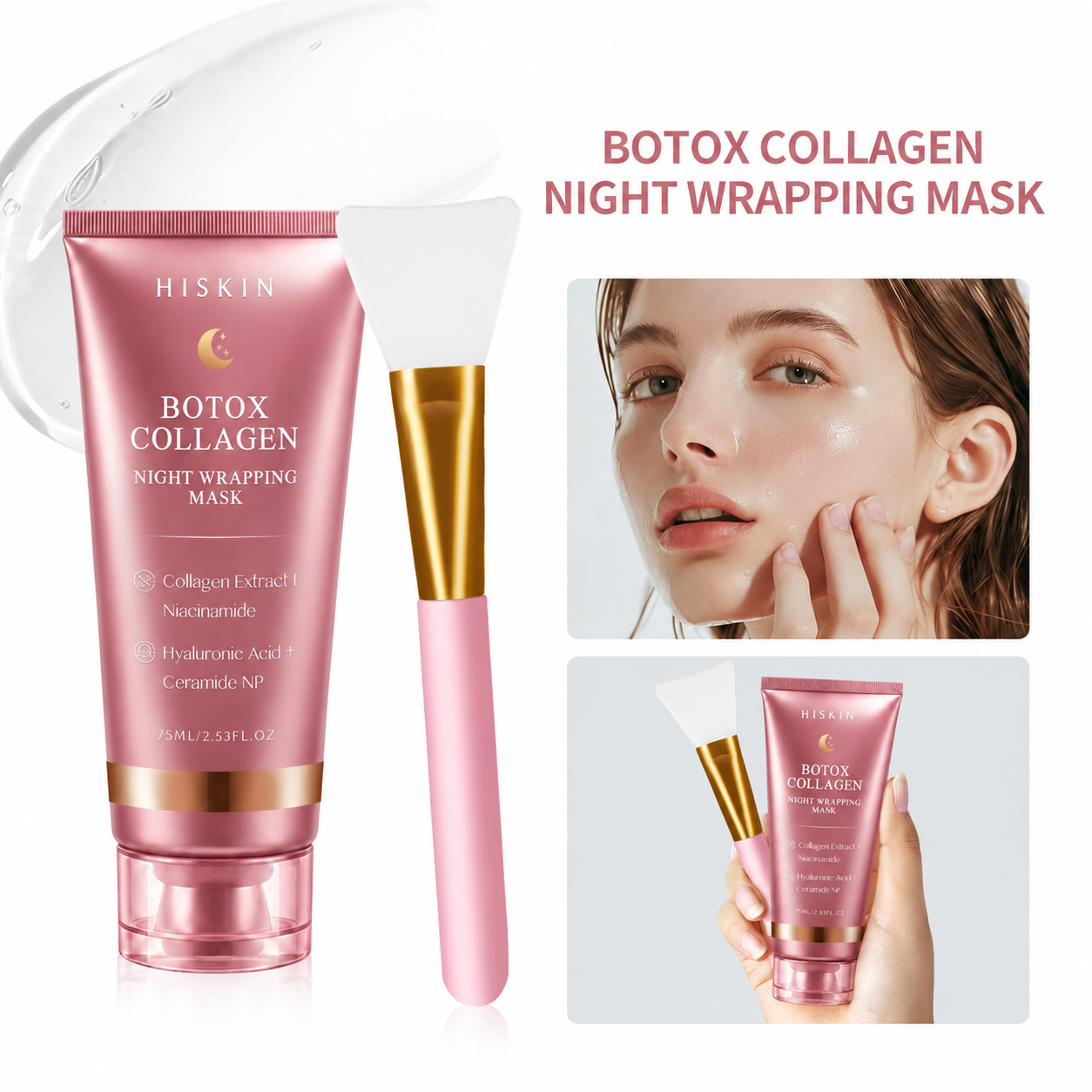 HISKIN®  |  Your Skin Deserves More Than One Night . Add more tubes to support smoother looking skin, neck lines, dark spots, and a fresher morning glow with consistent use.